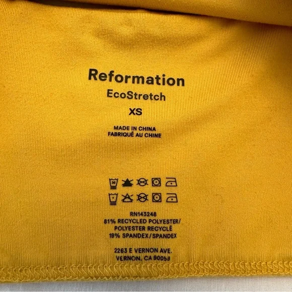 Reformation Ellie Ecostretch Sports Bra, Size XS, Women's Activewear - Picture 7 of 9